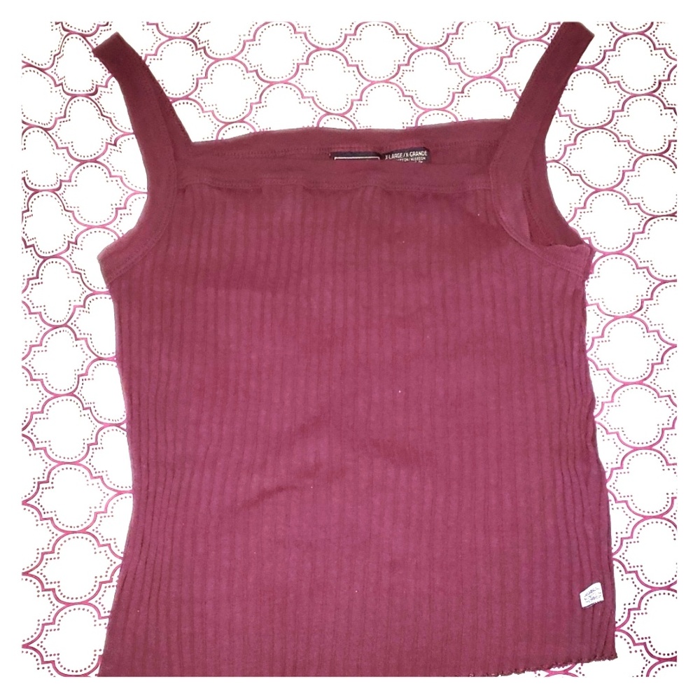 Purple Crop Top Tank